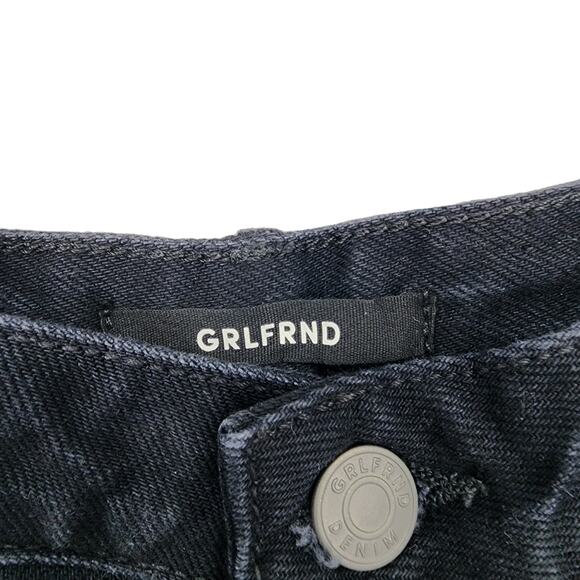 GRLFRND Button Fly Skinny Leg Devon Boyfriend Jean in Late Night Recall Size 26 - Picture 4 of 9